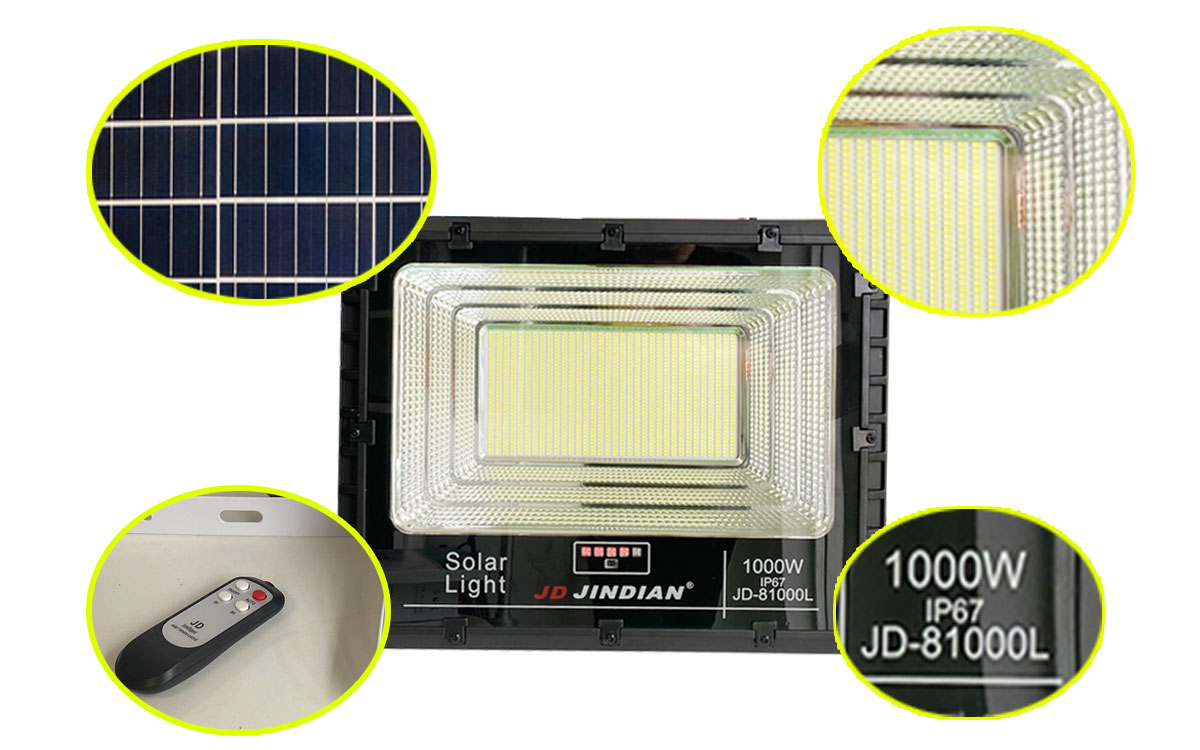 Đèn năng lượng mặt trời JD 81000